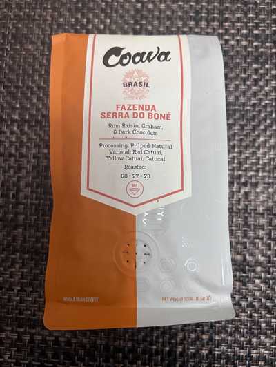 家に買って帰ったCoavaのコーヒー。飲むのが楽しみ